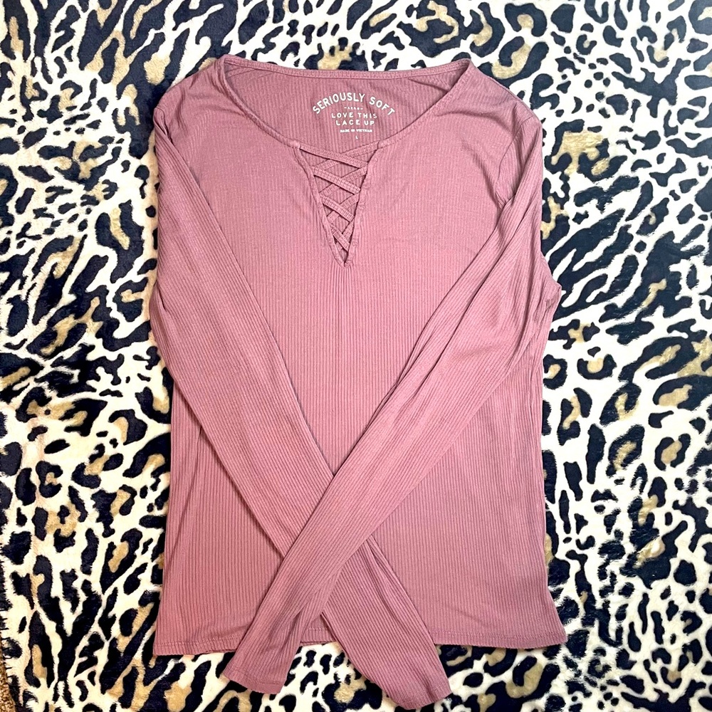 Soft long sleeve shirt.
